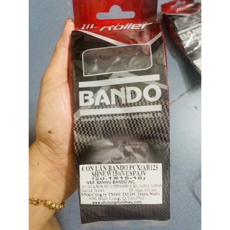 Bi nồi Bando Ab 125/ Lead 125/SH VN/ Vario/ Dylan /PCX/Click 125/SH Ý / SH mode/ ZIN