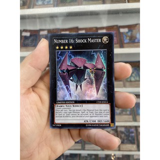 Thẻ Bài Lẻ YugiOh! Mã CT09-EN014 – Number 16: Shock Master – Super Rare – Limited Edition