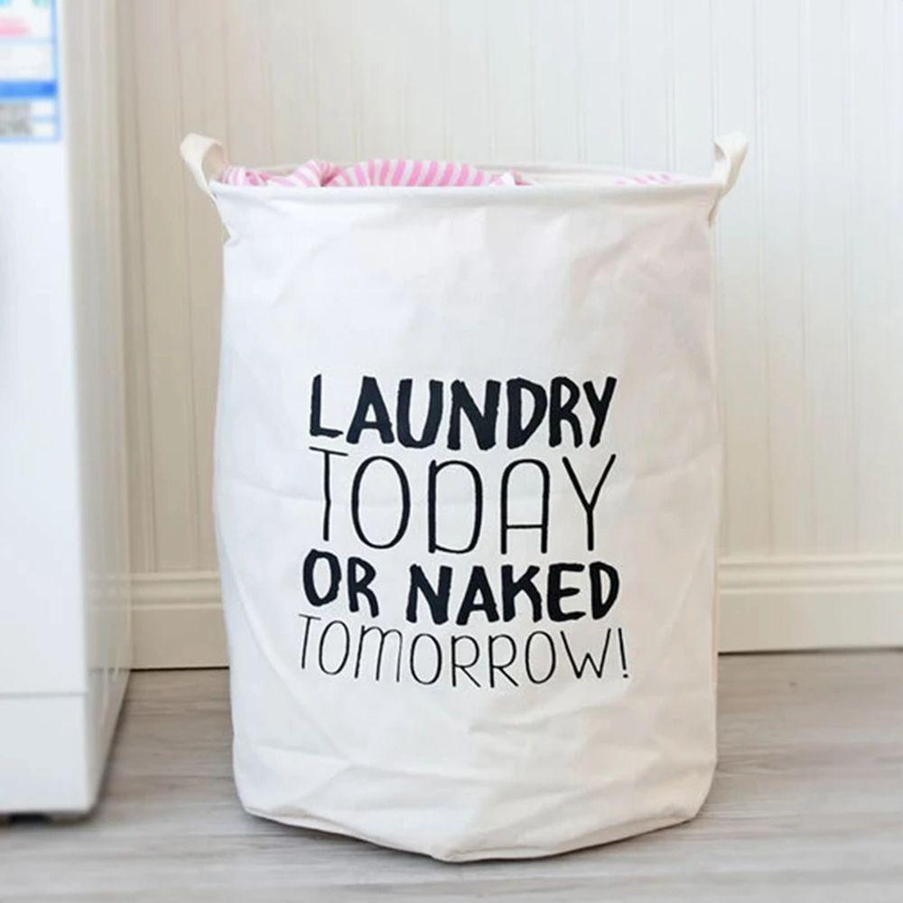 Giỏ Đựng Đồ Giặt Bằng Cotton Lanh Bền Sức Chứa Lớn Chống Nước