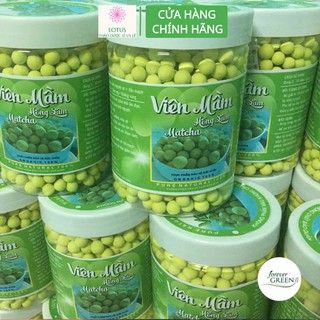 500gr viên mầm đậu nành hồng sâm matcha tăng vòng 1, hỗ trợ tăng sinh lý nữ có giấy chứng nhận ATTP LT937 by handmade