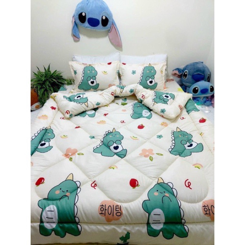 Bộ 5 món Chăn phao trần bông dày loại 1