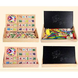 Hộp 100 số kèm que tính học đếm - Đồ chơi thông minh cho bé -BA1