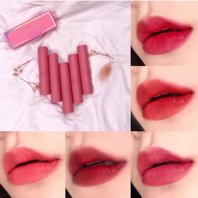 Son thỏi BLACK ROUGE ROSE VELVET LIPSTICK