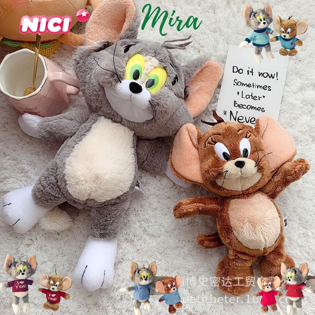 Gấu Bông Tom & Jerry Hãng Nici Búp Bê Thú Nhồi Bông Thương hiệu NICI Quà Sinh Nhật Cho Nữ 43cm MIRA-GB28012