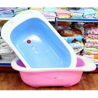 chậu tắm cho bé cỡ to Việt Nhật có lỗ thoát nước