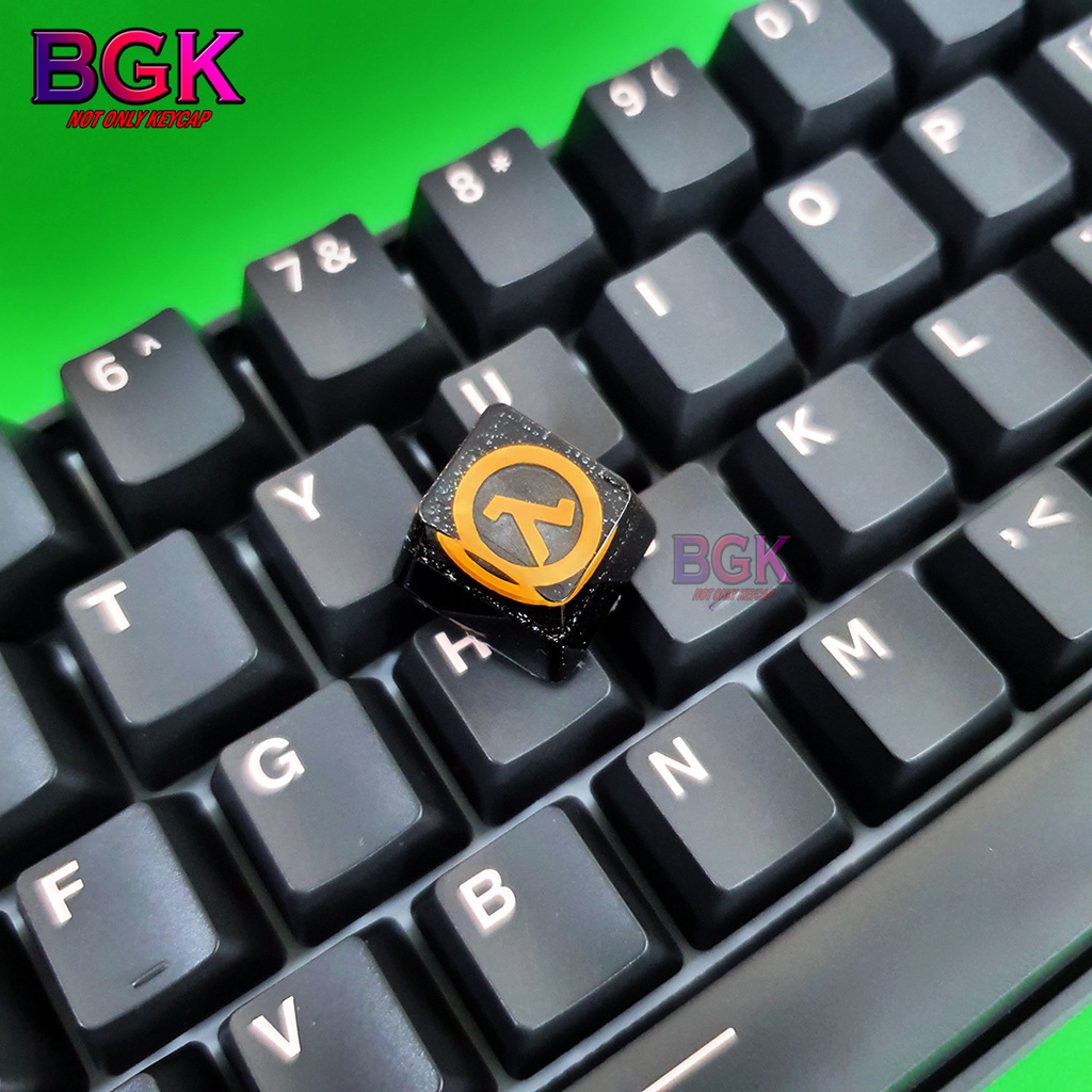 Keycap Lẻ Hình LOGO Half Life cực đẹp và nét OEM profile ( keycap resin độc lạ )( Keycap Artisan )