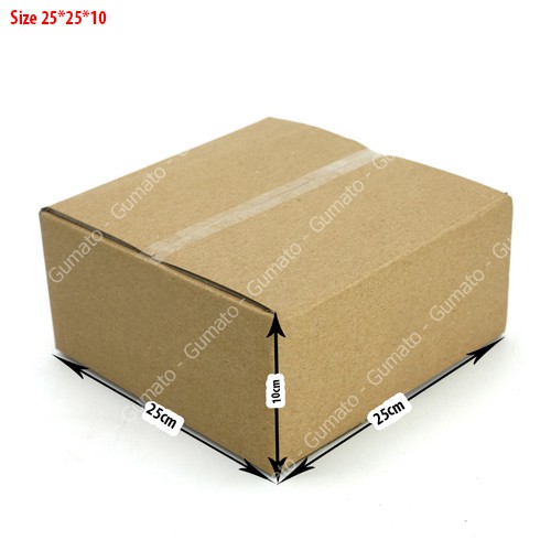 Combo 20 thùng giấy P70 size 25x25x10 hộp carton gói hàng Everest