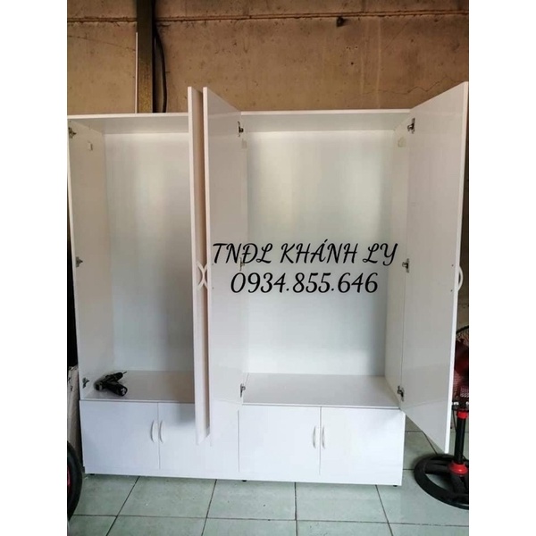 Tủ người lớn nhựa đài loan 4 cánh cao 185x164x50