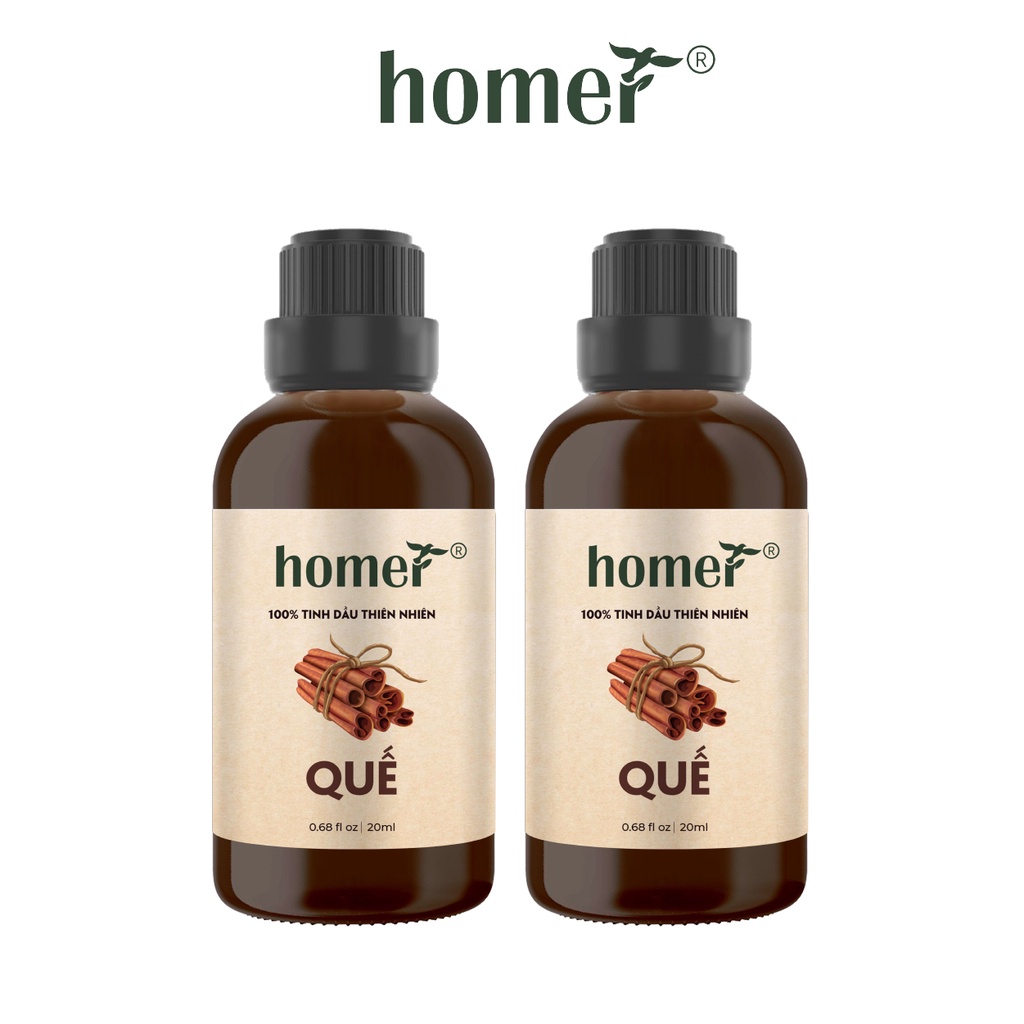 Combo 2 tinh dầu Quế Homer 20ml/chai