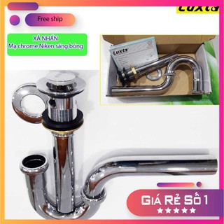 Bộ xả lavabo,chậu rửa mặt cao cấp Luxta đầu xả nhấn ,lật