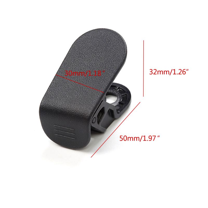 Móc Đen ABS Treo Đồ Gắn Phía Trước Xe Hơi Model 3
