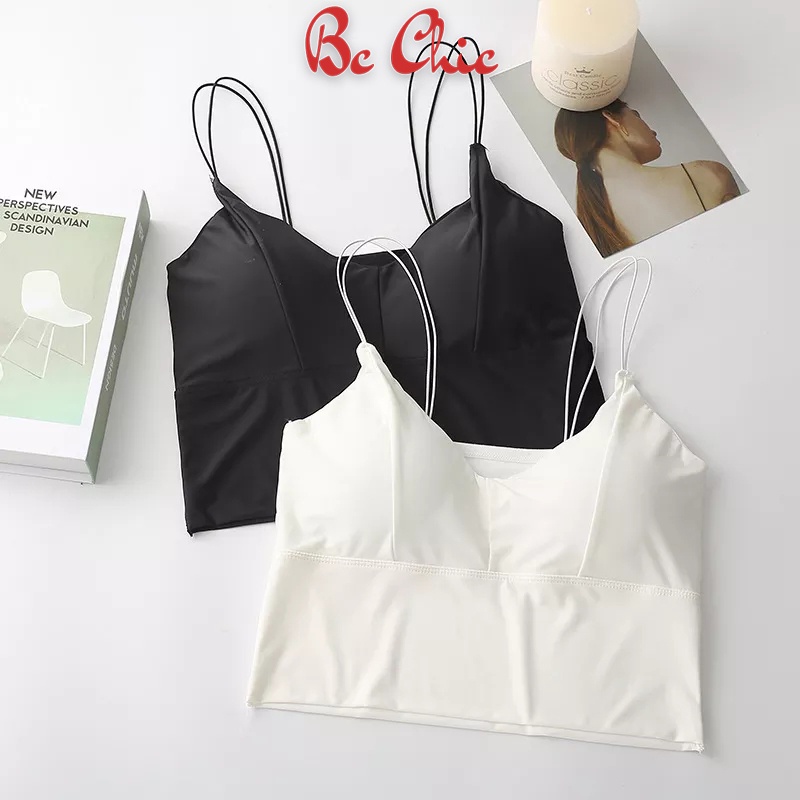 Áo Bra Nữ 2 dây Nâng Ngực - Áo bra nâng vòng một gợi cảm mẫu Bra đúc su B115 BC_CHIC LINGERIE