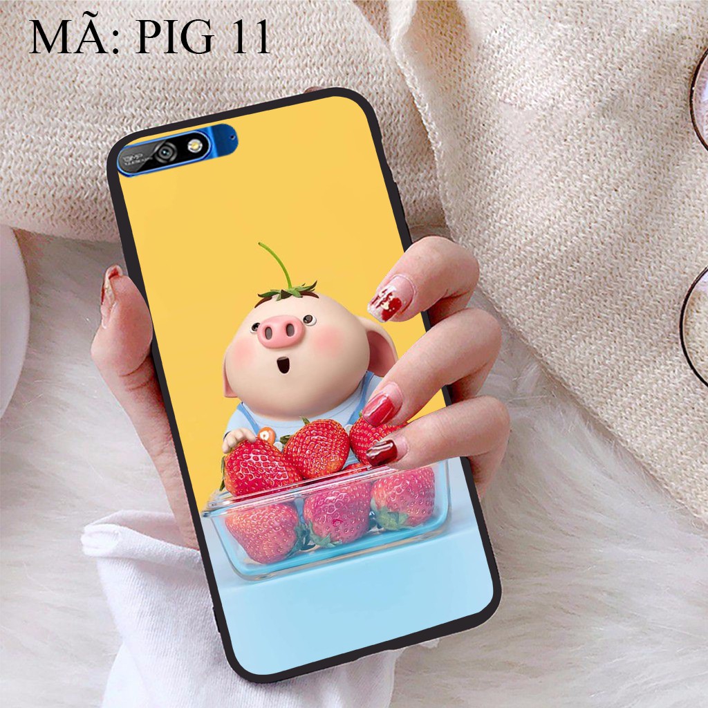 Ốp lưng Huawei Y7 Pro 2018 viền dẻo TPU BST Pig Cute