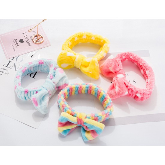 ⚡ Giá Rẻ Vô Địch ⚡ Băng Đô Nơ Cao Cấp Bò Sữa - Dày Chắc Chắn Mềm Mịn - Siêu Cute