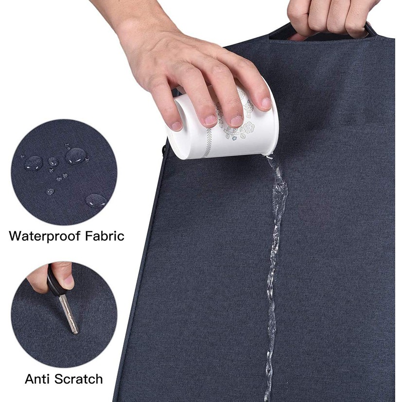 Laptop Sleeve Case with Convenient Handle Durable Waterproof Laptop Bag Compatible with 13.3-15.6 Inch Computer