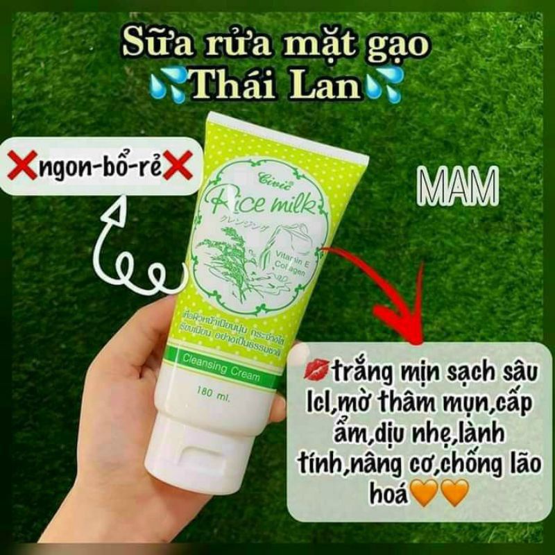 Sữa rửa mặt cám gạo Ricemilk