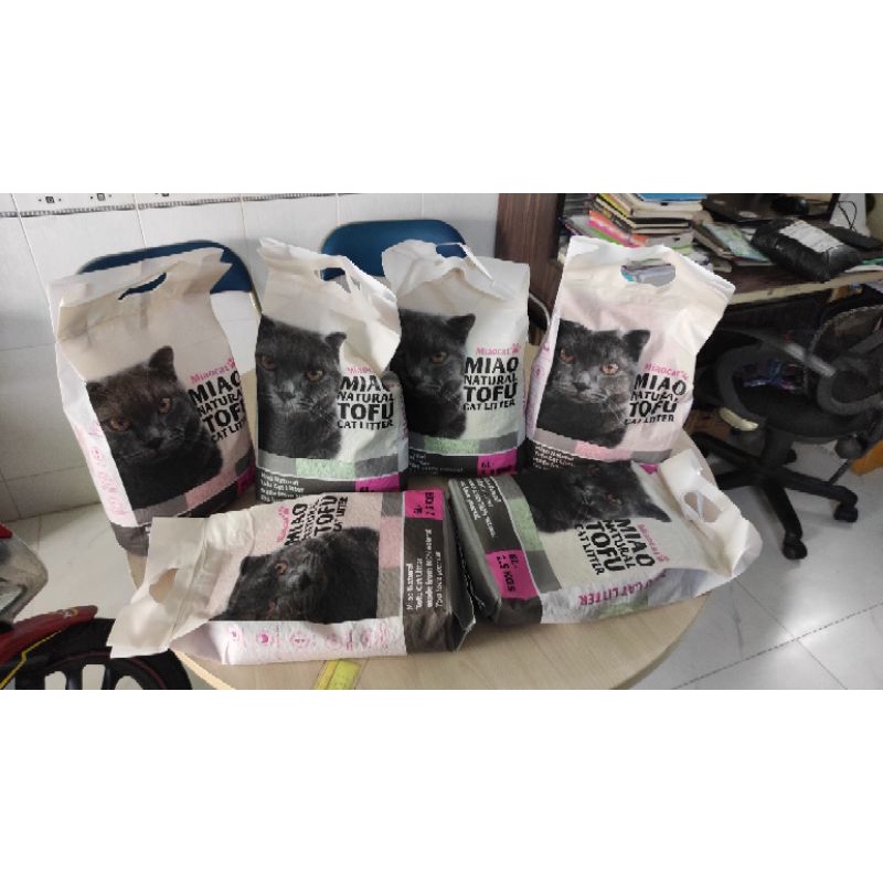 Miao Tofu Xì Chân Không Cát Đậu Nành Mèo Ị Ỉa 2.5kg