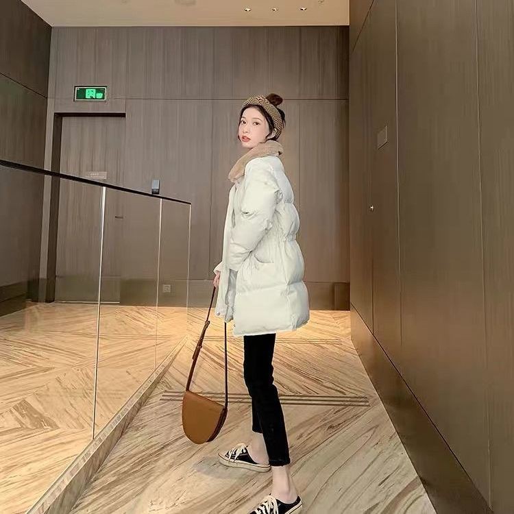 Áo Khoác Phao Rút Eo Cổ Lông | BigBuy360 - bigbuy360.vn