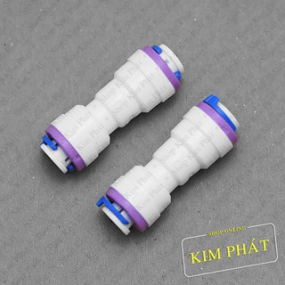 Bộ 2 van 1 chiều nối nhanh 2 đầu dây 6mm - linh kiện máy lọc nước