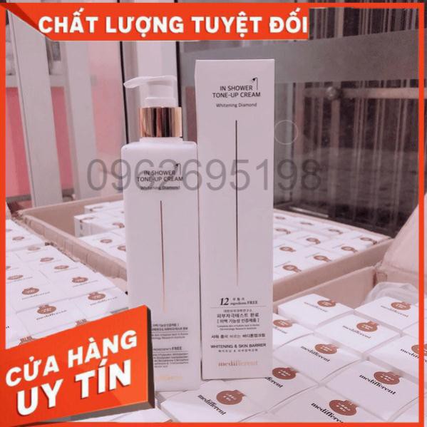 Sữa Tắm Truyền Trắng, Bật Tông Da, Giúp Da Săn Chắc, Trắng Sáng Tự Nhiên Medifferent In Shower Tone-Up Cream 300ml