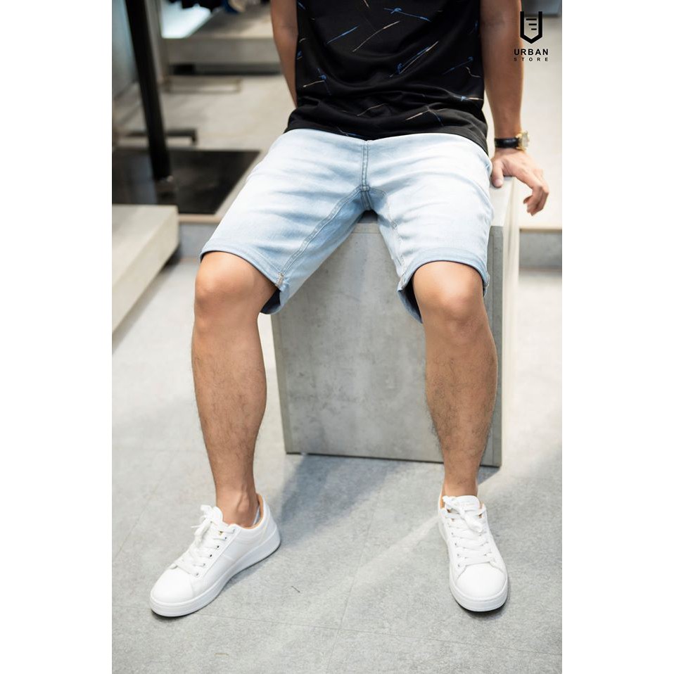 Quần Short Jean Nam, co giãn, quần short jean cooPure 1046 👖 Urban store