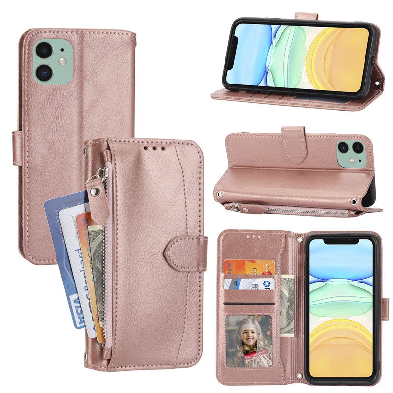 Ốp Điện Thoại Da Gập Cho IPhone 12 11 Pro X XS Max 8 7 6 6s Plus SE 2020