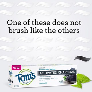 Beautyboxhn [kem đánh răng tom's of maine activated charcoal toothpaste]
