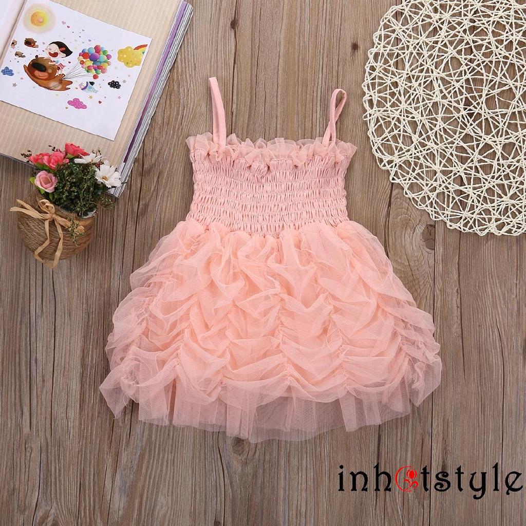 Đầm xòe công chúa dành cho bé gái
