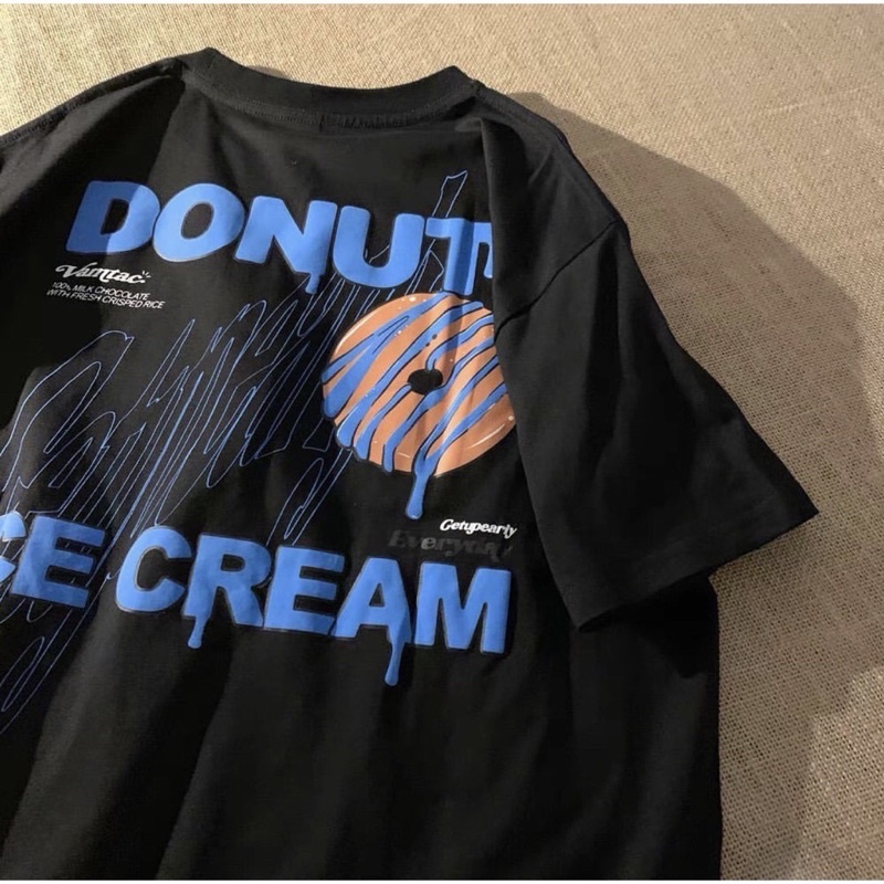 Áo thun tay lỡ form rộng DONUT ulzzang (ẢNH THẬT)