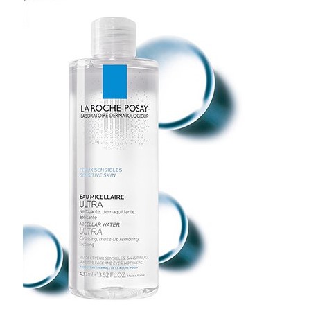 Nước Tẩy Trang Cho Da Nhạy Cảm và Dầu Mụn La Roche-Posay Micellar Water Ultra Sensitive Skin 400ml - Khongcoson