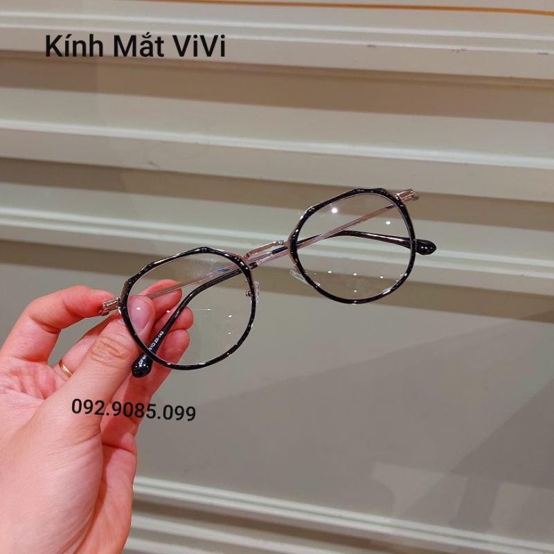 Gọng Kính Cận Kim Loại Nam Nữ Of8854 - Kính thời trang 0 độ hàn quốc + nhận cắt cận viễn loạn | BigBuy360 - bigbuy360.vn