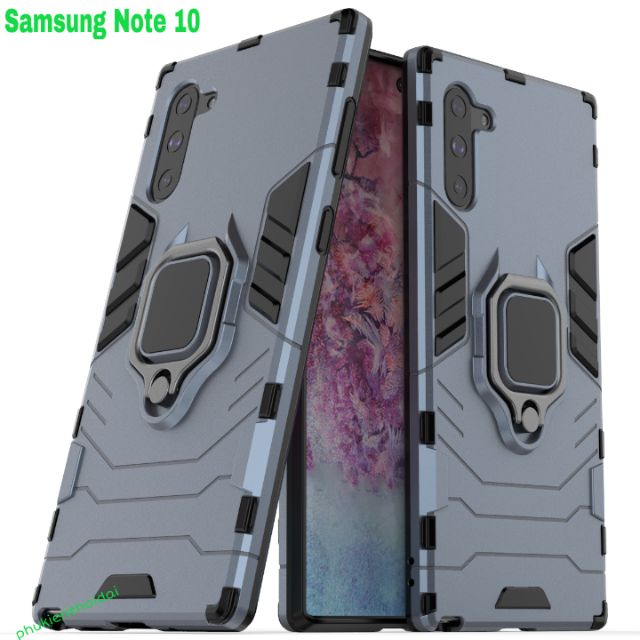 Ốp lưng Samsung Note 10 / Note 10 5G chống sốc Iron Man Iring cao cấp siêu bền giá đỡ xem phim