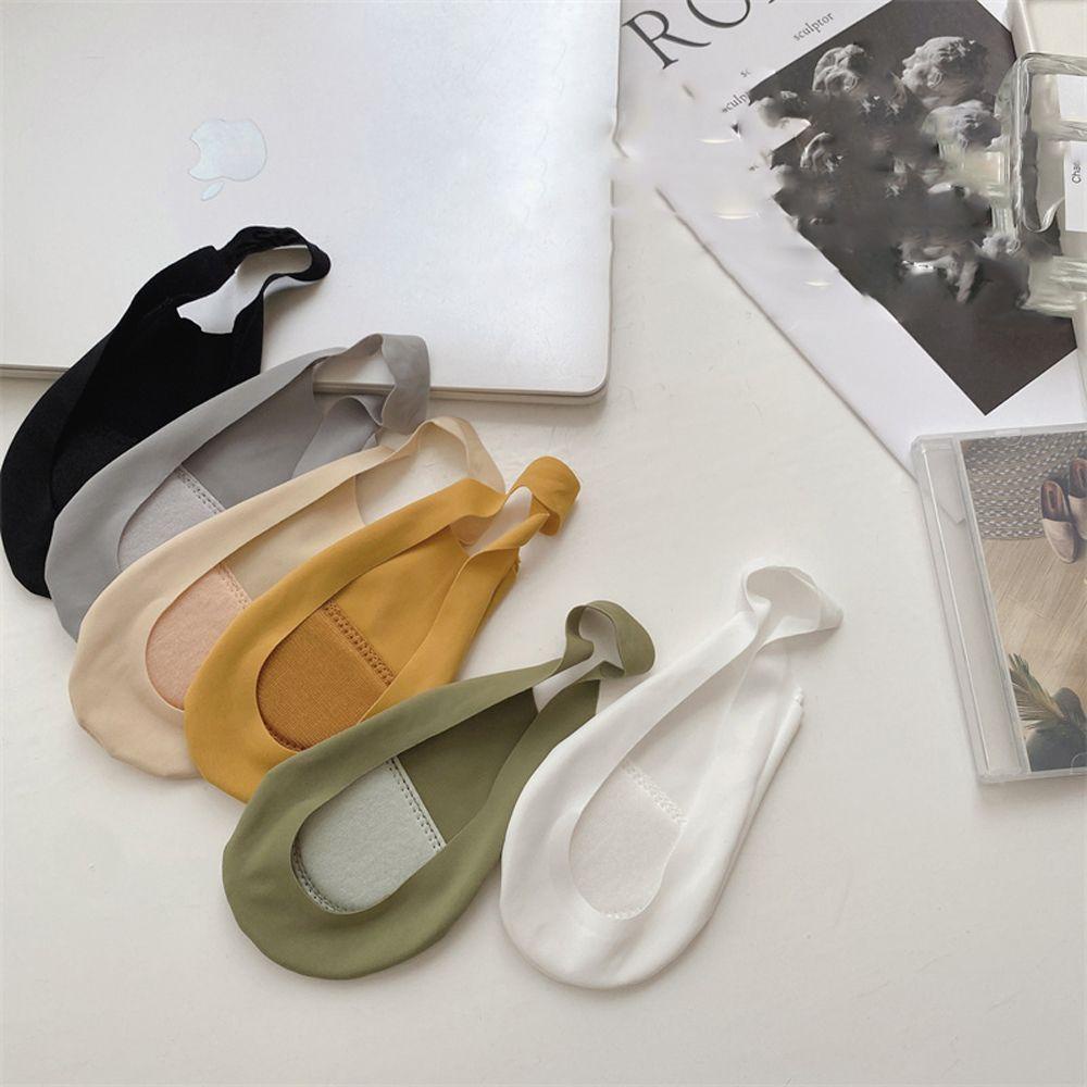 Vớ Thuyền Thoáng Khí Hai Dây Màu Sắc Đơn Giản Đáng Yêu Dành Cho Nữ