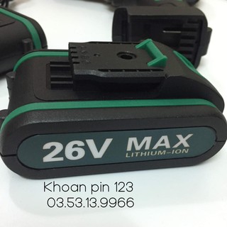 Pin rời của máy khoan 26v m1  (Màu ngẫu nhiên)