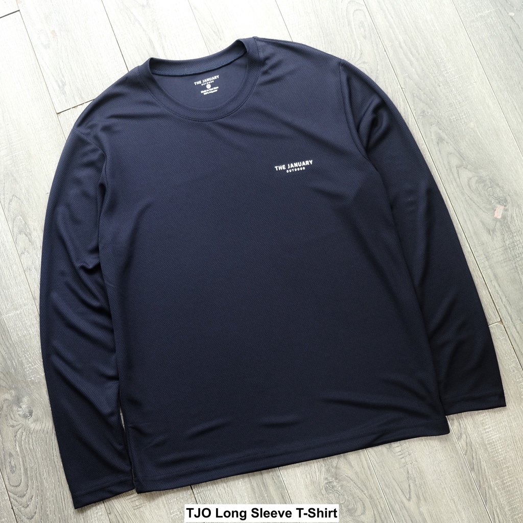 Áo thun dài tay Unisex TJO vải lưới siêu nhỏ giữ nhiệt, thoáng khí - không bức bí | BigBuy360 - bigbuy360.vn