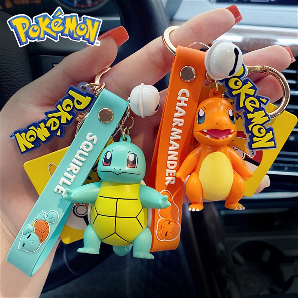 ⚡Còn Hàng⚡Móc Khóa Mô Hình Hành Động Pokemon Chính Hãng Móc Khóa Pokémon Dễ Thương Móc Khóa Vịt Con Sóc Bông Móc Khóa Mô Hình Xe Mặt Dây Chuyền Ba Lô