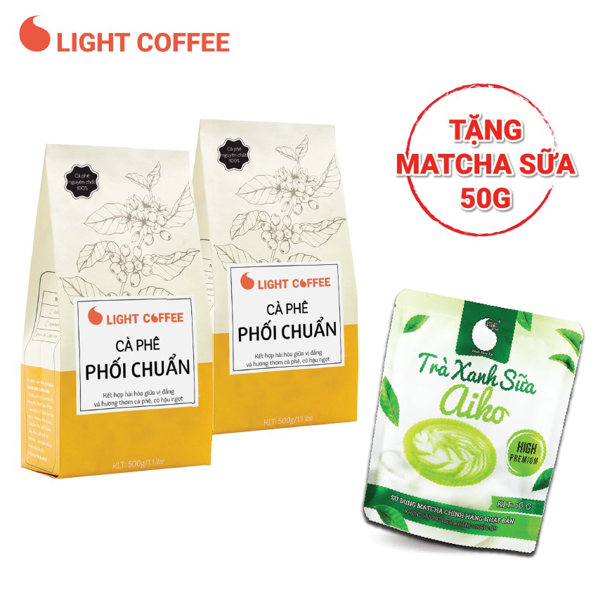 Cà phê Hạt Light Coffee Phối chuẩn 1KG
