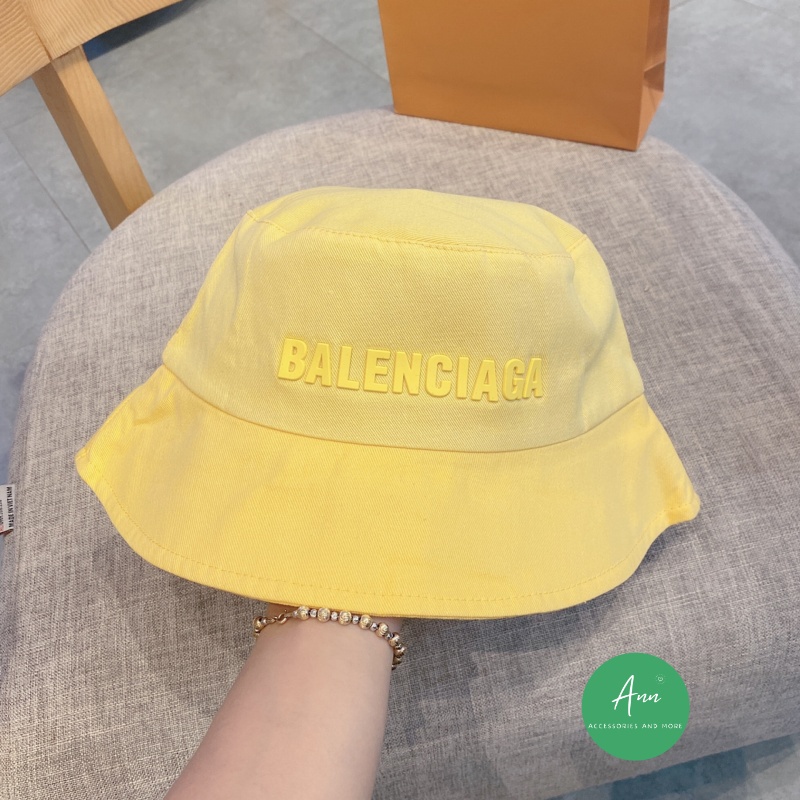 Mũ Bucket BALENCIAGA mới, Logo nổi bật, màu sắc trẻ trung, chất vải Kaki Cotton Cao Cấp Mềm Mại, Mẫu Mới Nhất Hè 2021
