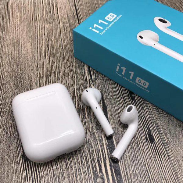 Tai Nghe Bluetooth 5.0 i11 TWS, Tai Nghe Bluetooth Không Dây i11 TWS, Tai Nghe Bluetooth Lỗi 1 đổi 1 trong 30 ngày đầu