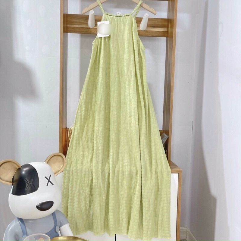 Đầm maxi đi biển ,váy dài đi chơi ,freesize 45-60kg ,hàng QC ,màu chất lượng y hình