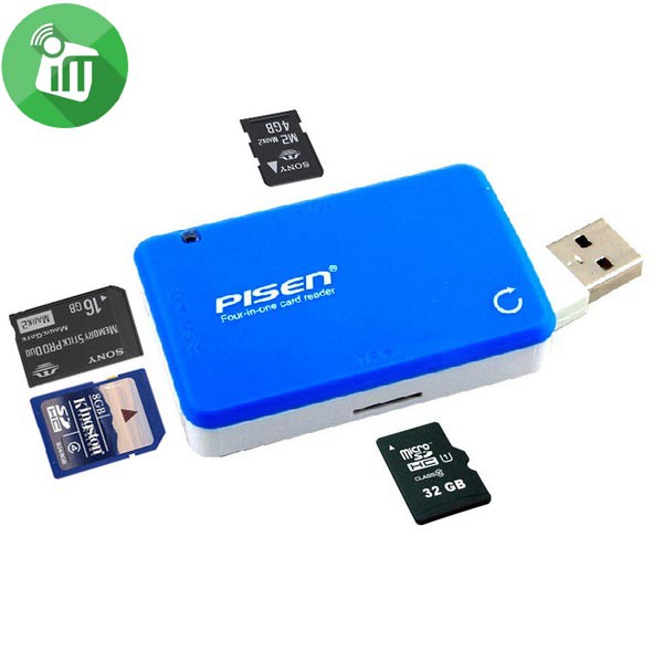 Đầu đọc thẻ đa năng Pisen [Patech Bảo hành đổi mới 18 tháng]