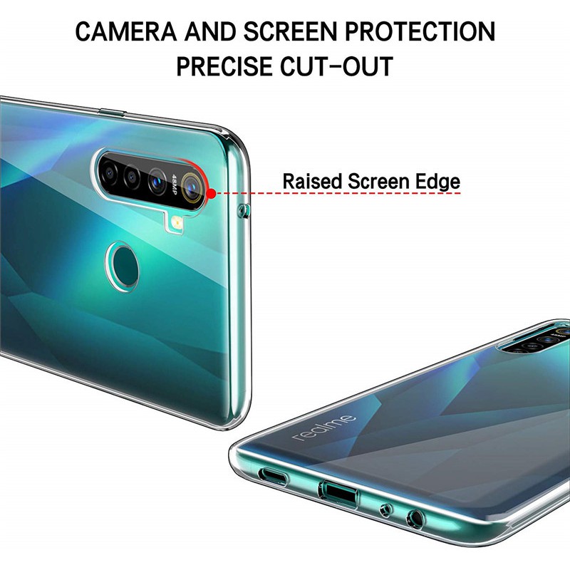 OPPO Realme C51 C53 C55 C33 C30s C30 C35 Cases Ốp Lưng Silicon chống sốc, Va đập