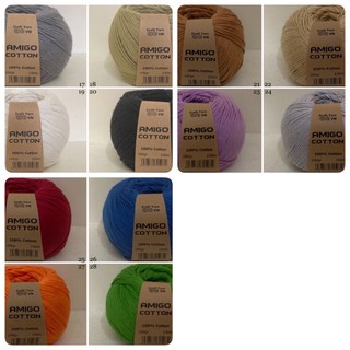 Sợi 100% cotton amigo craft yarn vn