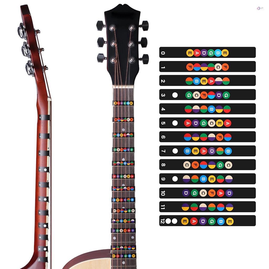 Sticker Note Dán Bàn Phím Đàn Guitar Sáng Tạo Yohi2018