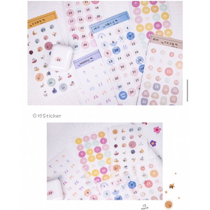 [ST013] sticker số