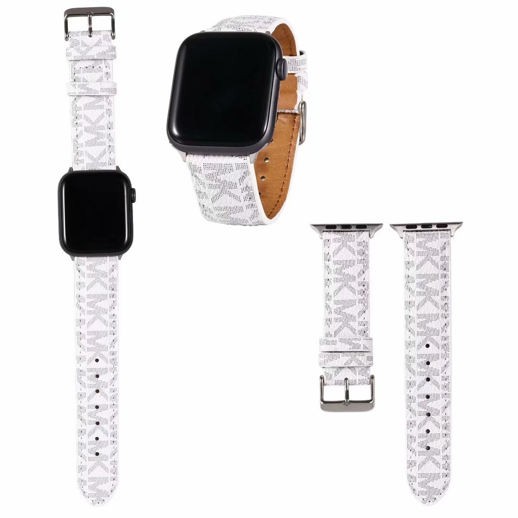 Dây Đeo Đồng Hồ Bằng Da Thời Trang 5 Màu Tùy Chọn Cho iwatch series 8 7 6 5 SE 4 3 2 MK 41mm 45mm 38mm 40mm 42mm 44mm 49mm