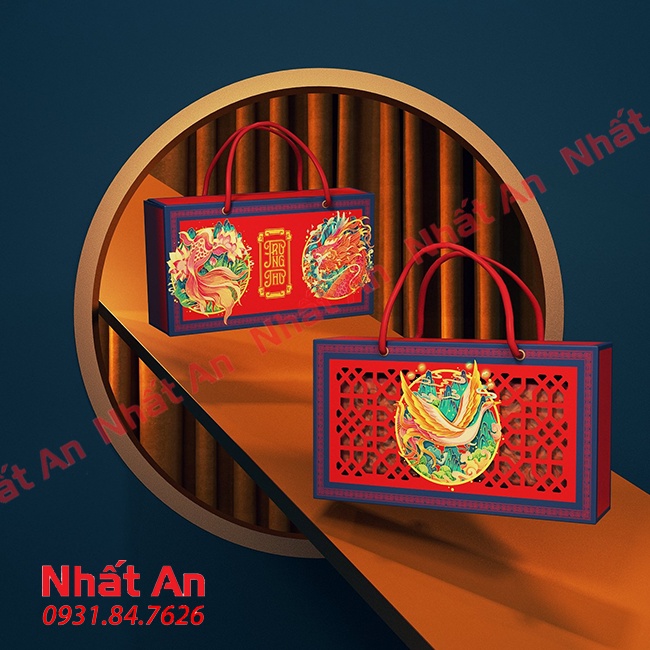 HỘP TRUNG THU 2 BÁNH PHÚ QUÝ 150GR - 250GR