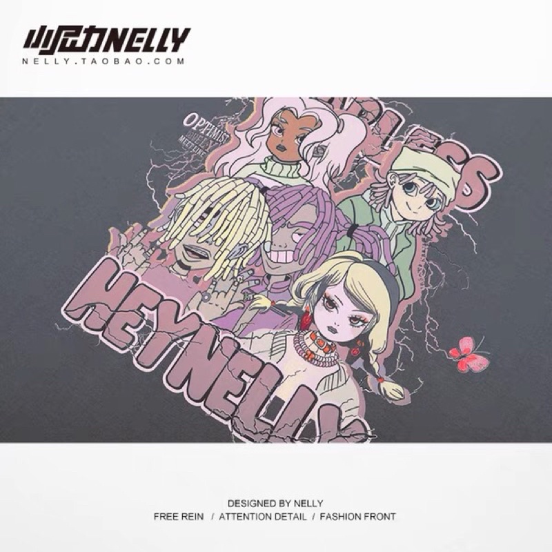 Áo phông nelly heybig sale (có sẵn) fearless heynelly 19