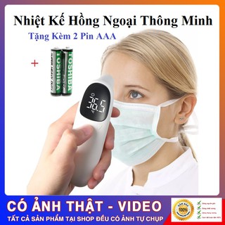 Nhiệt Kế Hồng Ngoại Thông Minh Hiển Thị Kỹ Thuật Số Chính Xác Nhanh Chóng Tặng Kèm 2 Pin [ Chính Hãng Video Sản Phẩm ]