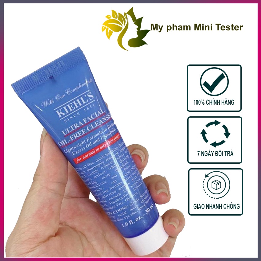 Sữa Rửa Mặt Kiehls Ultra Facial Oil Free Cleanser 30ml